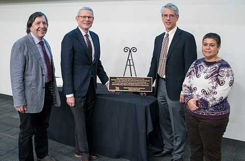 The plaque at Building 203 in Argonne National Laboratory