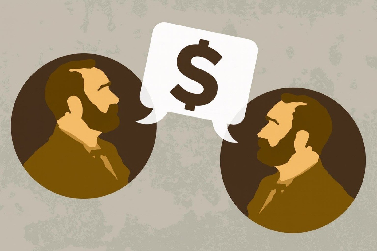 Nobel federal funding coin and dollar sign graphic