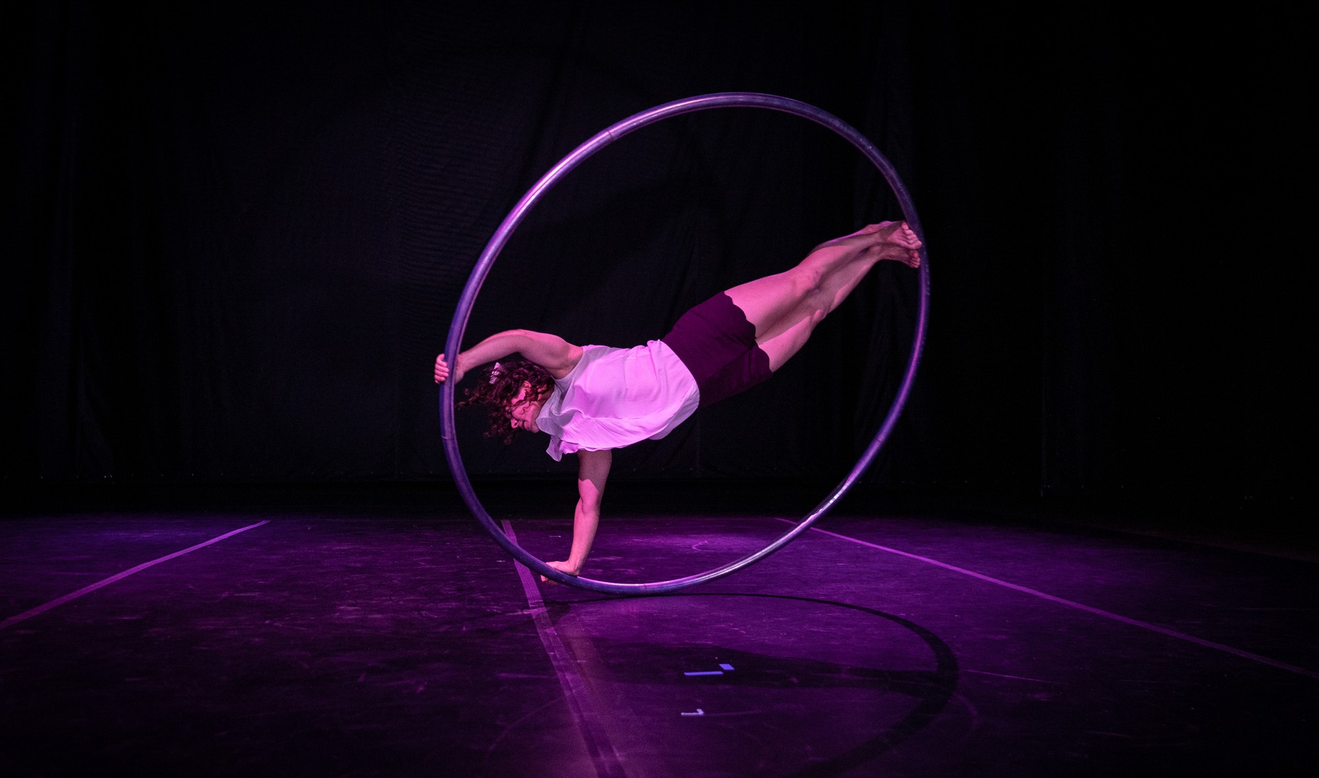 Julia Ruth on the cyr wheel