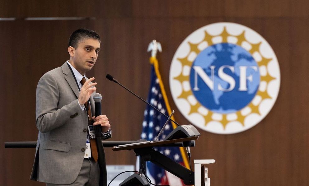 Erwin Gianchandani speaks at the agency’s first ever Industry Partnership Summit
