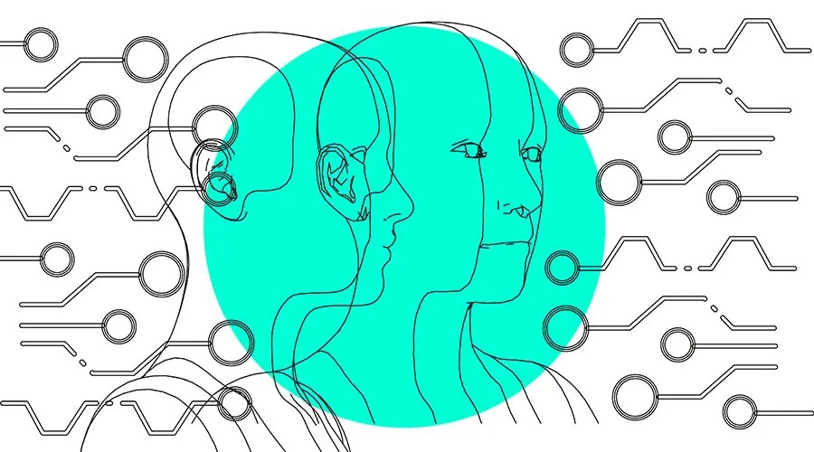 drawing of a data physicist's mind