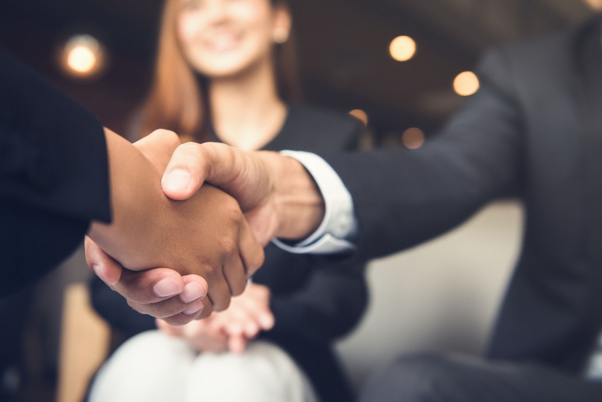 A handshake