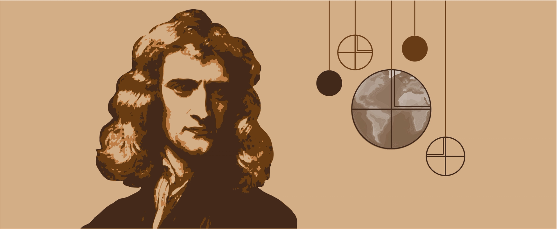 Isaac Newton illustration