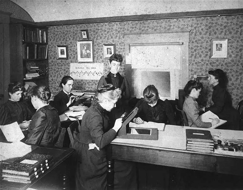 The "computers" of Harvard College Observatory