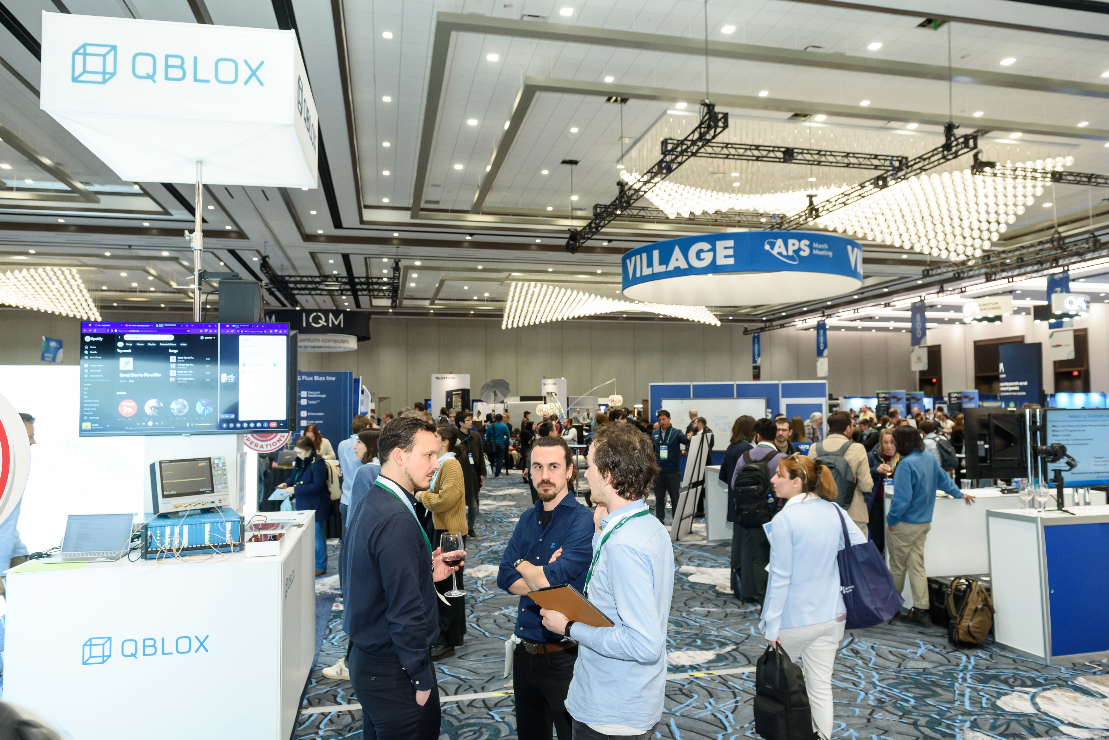 The APS March Meeting 2023 exhibit hall