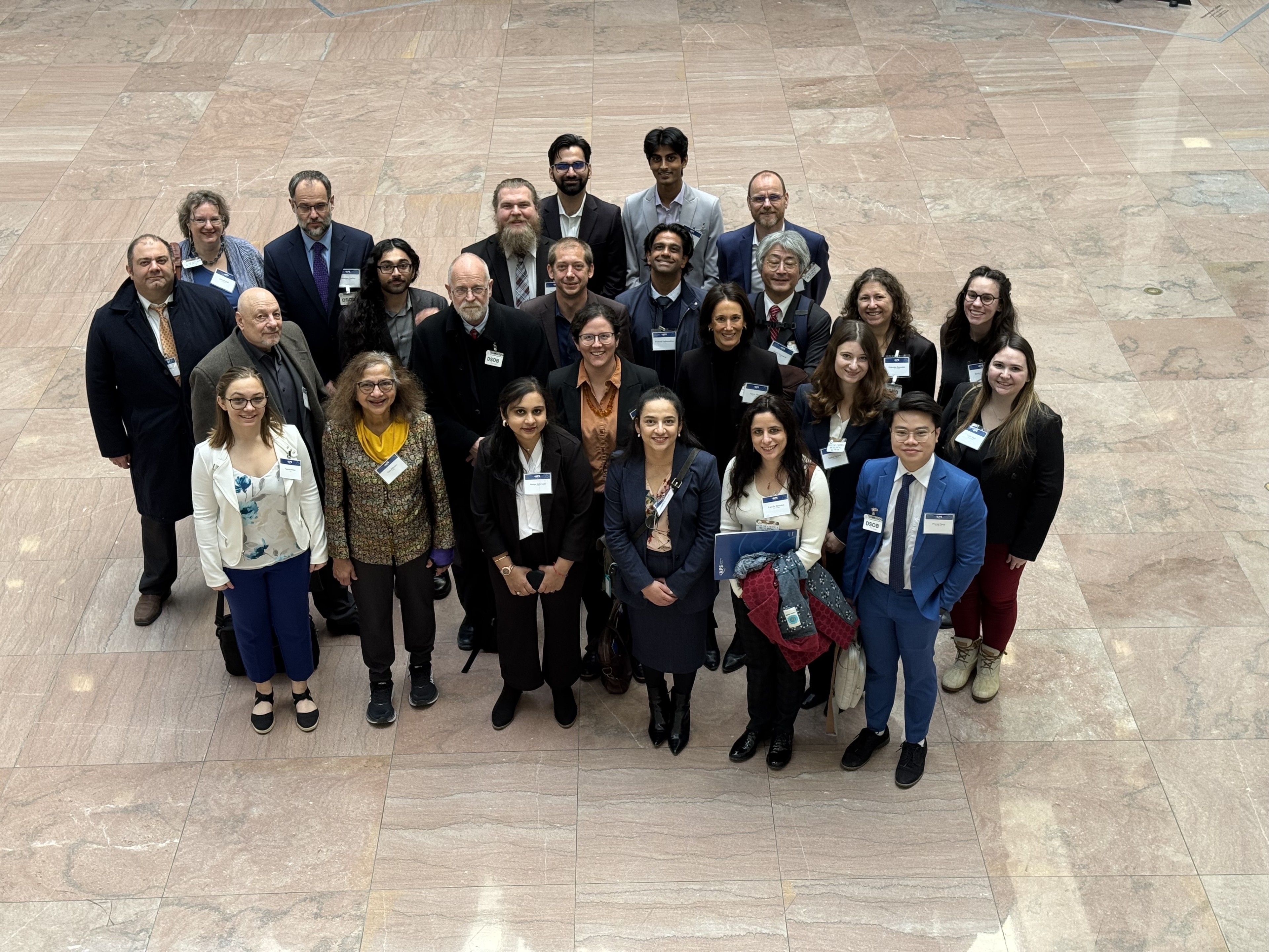 A group of advocates pose for photo for APS' Congressional Visits Day